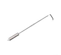 Râteau à cendres pour poêle à bois et outil de barbecue pour barbecue KamadoJoe avec nettoyeur d'angle pour enlever complètement les cendres