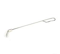 Râteau à cendres robuste en acier résistant à la chaleur 45,7 cm | Acier inoxydable massif, 45,7 cm de long, convient pour Kamado Joe, nettoie les cendres en un seul passage