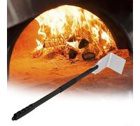 Râteau à charbon de bois pour barbecue, tisonnier, four à pizza, râteau à cendres en acier inoxydable, outils de jardin, outils de nettoyage de gril, accessoires