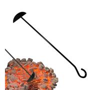 Râteau à charbon, outil de nettoyage robuste pour poêle à bois, four, barbecue en plein air