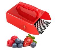 Râteau à cueillir Baie Bleue - Baies manuelles avec Dents en Métal Robustes et Poignée Confortable, Idéal pour Récolter De Petits Fruits | Outil Manuel De Collecte De Groseilles Rouges vo