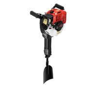 Râteau à essence 2 temps, bidon d'essence 52 cc, tarière portable avec pelle, refroidissement à air 2 temps, 1900 W, tondeuse de jardin robuste pour plantation d'arbres et entretien du jardin