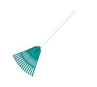 Râteau à feuilles en plastique respectueux de l'environnement, outil de jardin durable pour la collecte des feuilles, design léger pour une utilisation facile dans les pelouses, cours, jardins