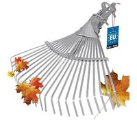 Râteau à Feuilles - KOTARBAU - Réglable (28-40,5 cm) - Acier - Dents flexibles - Sans manche