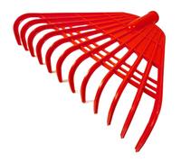 Râteau à Feuilles pour Cour Râteau de Jardin en Plastique léger avec 12 Dents, Cour Efficace pour Les Feuilles, l'entretien de la pelouse, Le Nettoyage du Gazon et l'entretien du Jardin