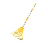 Râteau À Feuilles pour Jardin 14 Dents - Râteau À Gazon Domestique - Balai avec Manche Ergonomique pour Jardin Camping Extérieur Graviers Pelouse