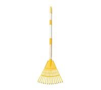Râteau À Feuilles pour Pelouse 14 Dents - Râteau À Gazon Domestique,Balai Détachable pour Extérieur Pelouse Gravier Jardin Terrasse