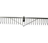 Râteau à foin en aluminium 24 dents sans manche