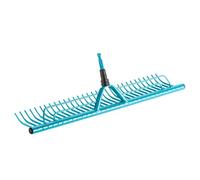 Râteau à Gazon Combisystem de Gardena : râteau, Largeur de Travail de 60 cm, pour ramasser Le Gazon coupé, adapté à Tous Les Manches Combisystem, avec bac de ramassage Pratique (3381-20)
