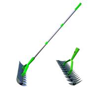 Râteau à Gazon Déchaumeur, Râteau de Chaume de Pelouse Robuste à Large Application Résistant à l'usure pour le Labourage