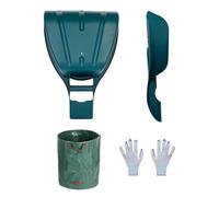 Râteau À Main De Feuille De Feuilles, Grabber De Déchets De Jardin, Conception Légère Ergonomique, Poignées Robustes Durables Pour La Collection De Débris 1 Paire, Vert Pour Pelouse, Arrière-cour, Her