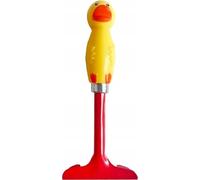 Râteau à main Pour Enfants Jardin Petit Râteau Rouge Acier Motif Canard 19cm