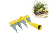 Râteau À Mauvaises Herbes - Niveleur Robuste, Arracheur D', Cultivateur Multi-Dents | Poignée Ergonomique, Préparation du Sol pour L'extérieur, Jardin, Pelouse, Cour, Parterre De Fleurs,