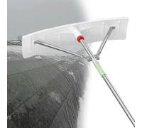 Râteau à neige robuste - Support renforcé, lame large pour un déneigement efficace, outil indispensable pour l'hiver