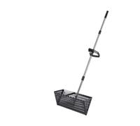 Râteau à Puces Sable Râteau à Sable de qualité supérieure, Grand Manche Long, Robuste, Facile Nettoyer, Multifonctionnel, Pratique, tamisage, bêche Profonde(Black)