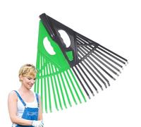 Râteau à Ramasser les Feuilles | Outil Manuel Portable, Anti-Dérapant et Confortable - Râteau De Jardin Destiné À La Pelouse | pour Patios, Jardins, Porches, Cours Intérieures, Balcons, Terrasses, All