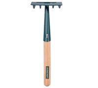 Râteau / Binette à main Duopro manche bois certifié PEFC 100% - LEBORGNE - Outil de jardinage