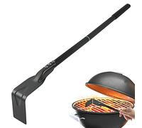 Râteau de barbecue | Accessoire de four à pizza au charbon de bois, grattoir avec long manche, pelle à cendres pour cuisinière, barbecue, cuisinière, four à pizza