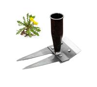Râteau de désherbage de jardin en acier au carbone à 2, 3, 4, 5, 7 dents, désherbeur manuel robuste pour jardin, désherbeur manuel amovible pour pelouse, cour, ameublissement du sol et élimination des