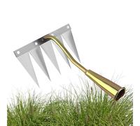 Râteau de désherbage de jardin | Extracteur manuel d'herbes pour jardinage | Débroussailleuse multifonction pour jardin avec design ergonomique, desserre la terre et le nivellement des surfaces, outil