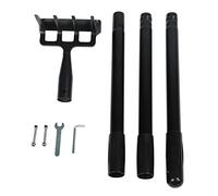 Râteau de désherbage en Acier Inoxydable, râteau de désherbage de Jardin réglable avec poignée Ergonomique, Outil de Jardinage pour cultiver et desserrer 3 Sections (3 Volets)