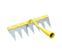 Râteau de désherbage pour Le Jardin,Décompacteur et arracheur de Mauvaises Herbes Robuste | Désherbeurs manuels,pour la pelouse, la Cour, Le Parterre de Fleurs, la Serre, Le verger, la Ferme, Le