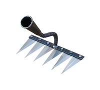 Râteau De Jardin, 4/5/6/7 Dents Râteau De Désherbage, Râteau À Dents Lourdes en Métal, Râteau Jardin Creuse en Acier Trempé Râteau Déchaumeur, pour Déchaumage, Désherbage, Culture