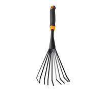 Râteau De Jardin - 9 Dents Métalliques Outils De Jardinage pour Usage Intensif,Râteau À Gazon De Jardin,pour ameublir sols, chaumes, Herbes, Feuilles, graviers, paillis, Cours, serres, allées