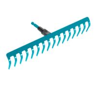 Râteau de jardin combisystem, 41 cm / 16 dents