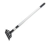 Rateau de jardin Desherbeur manuel Manche téléscopique 91-146cm - Râteau de Désherbage jardin 6 dents Allées Potager KZ GARDEN