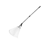 Râteau de jardin pour le sol, râteau en acier au carbone pour le jardinage, gouttière de nivellement robuste, râteau en métal pour lames , goulotte de jardin Outils de jardin pour un nettoyage