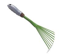 râteau de jardin， Râteau à gazon, râteau de jardin, râteau de jardin avec manche, 9 dents for balai à petite lame, champ d'application, plantes en pot, cours, balcons, jardins, etc. Ratisser l'herbe e