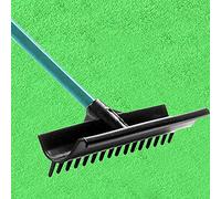 râteau de jardin, Râteau à gazon, râteau for bunker de fosse à sable de practice, râteau de nivellement de pelouse, kit d'outils for organiser les feuilles de jardin, la poignée est divisée en deux, c