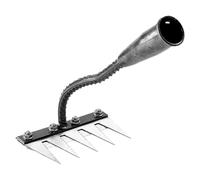 Râteau De Jardin - Râteau pour Jardinage Et Désherbage, Râteau De Jardin 5/6 Dents en Acier, Outil De Désherbage, Amovible, Rateau Gazon Scarificateur, pour L'entretien De La Ferme De Jardin