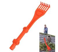 Râteau de Nettoyage de gouttières,râteau de Nettoyage de gouttières à partir du Sol | Outil de gouttière Domestique - Poignée rotative, Petit râteau, Outil Multi-Usage pour toits, et Zones