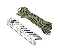 Râteau de nettoyage pliable avec poignée en dents de scie, avec corde de 20 m, pour sous- , pont, rive, aménagement paysager extérieur, agriculteurs