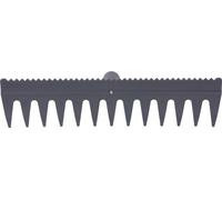 Râteau de nivellement R140, 13 dents, plastique, avec bord de nivellement, sans manche