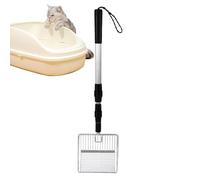 Râteau de poulailler - Outils de Nettoyage Extensibles pour poulailler - Accessoire de poulailler - Pelle à déjections Canines pour séparer Les déjections et la saleté du Sable