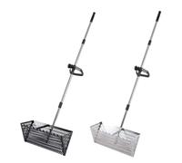 Râteau de Puce de Sable Tamis à Sable Ergonomique for Attraper Les Fruits de mer, idéal for Le Camping en extérieur(Black)