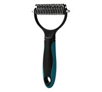 Râteau de toilettage pour animaux de compagnie, enlève les nœuds de chat, brosse pour chien avec construction ergonomique, routine d'épilation avec application pratique, catégorie 17,8 x 8,8 x 1,5 cm