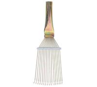 Râteau de Toilettage pour Chevaux, Enlève les Poils, Acier Léger | Panser Animaux D’élevage, Usage Ferme, Finition Fine, Brosse Mue Cheval, Outil pour Crins
