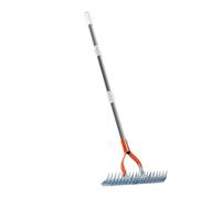 Râteau de Toit en métal, râteau de Jardin pour Le Jardinage, Longue poignée réglable, râpe à Main de Jardin cultivante, Outils de Jardin Portables ergonomiques pour Les Amateurs