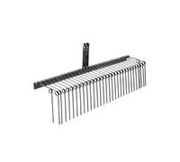 VEVOR Râteau déchaumeur à gazon 1830 mm – 32 dents acier à ressort 400x450 mm