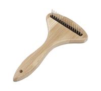 Râteau démêleur grossier, 16 dents - Bamboo Brosses pour chiens - produits de soins de qualité