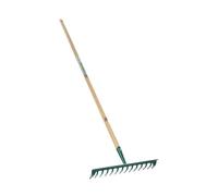 Râteau Duopro 14 dents courbes manche bois certifié PEFC LEBORGNE - 375102