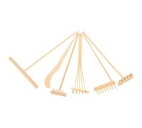 Râteau en Bambou Mini Zen 6 Pièces pour Jardin Miniature et Bonsaï