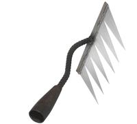 Râteau en fer pour aménagement paysager - Pince à outils de désherbage pour pavage de pelouse, bines de jardin robustes, désherbeur manuel | Artefact de déracinement des fermes d'arrière-cours, thème