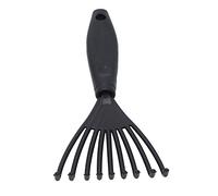Râteau en plastique pour peigne à cheveux, nettoyeur de saleté de cheveux, outil de nettoyage de brosse pour la maison et le salon, poignée ergonomique noire, conception durable