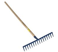 Râteau forgé 12 dents droites manche 1,5 m