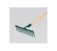 LEBORGNE - Râteau Forgé 14 Dents Droites Douille sans Manche - Outillage de Jardin - Râteaux - Pour Sable, Graviers, Béton, Enrobé - Résistant et Polyvalent